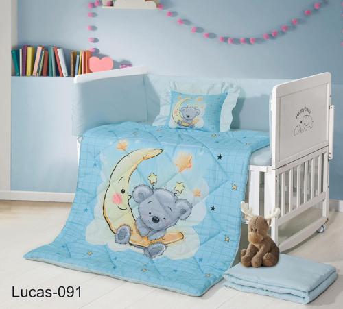 طقم مفرش من هورس جواجز 5 قطع أطفال Lucas-091