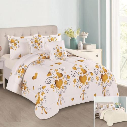 طقم مفرش نفرين من هورس لحاف 6 قطع رومنسي Rosemary-...