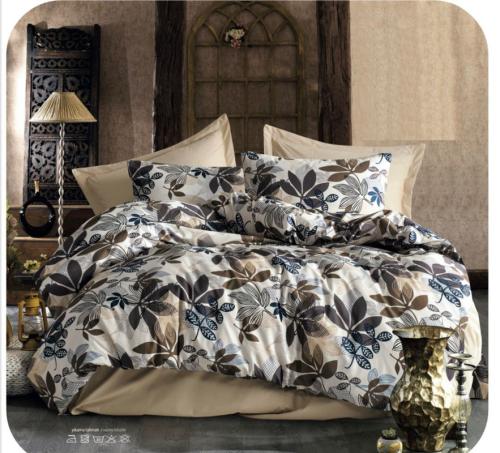 لحاف ليفوري 7 قطع نفرين مشجر قطن تركي-B