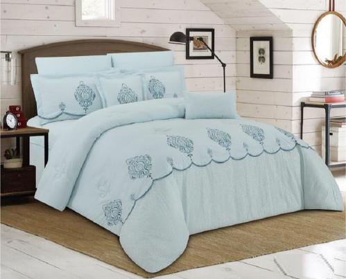 طقم مفرش من هورس 8 قطع نفرين مطرز فاخرVenus-05