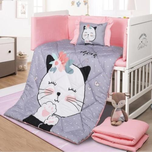 طقم مفرش اطفال من هورس لحاف حواجز 5 قطع Lucas-071