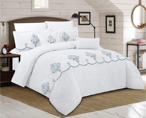 طقم مفرش من هورس8 قطع نفرين مطرز فاخرVenus-03