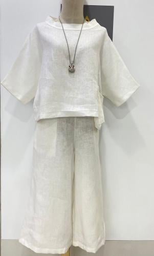 طقم لنن ساده فري سايز