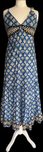 فستان قطن هندي منقش