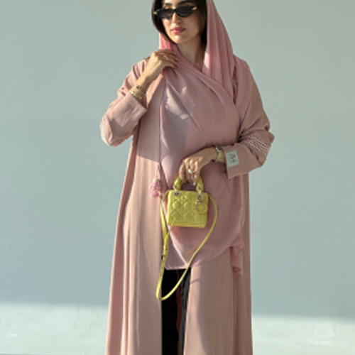 عباية ورد الخوخ