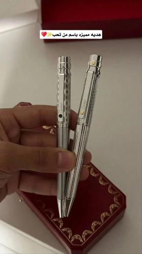 قلم رجالي كارتير فضي