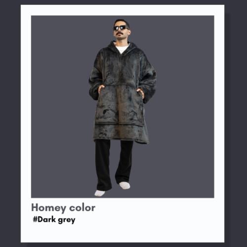 Blanket hoodie - Dark gray