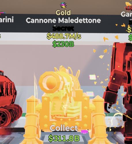 المدفع قولد 488m/s