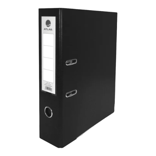 اطلس ملف بلاستيك مقاس FS اسود 80 مم