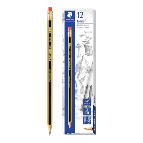 ستيدلر نوريس طقم أقلام رصاص 2 اتش بي متوسط 12 قطعة