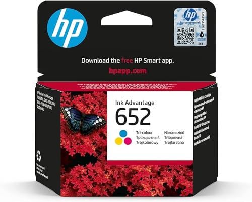 حبر طابعه hp ملون 652