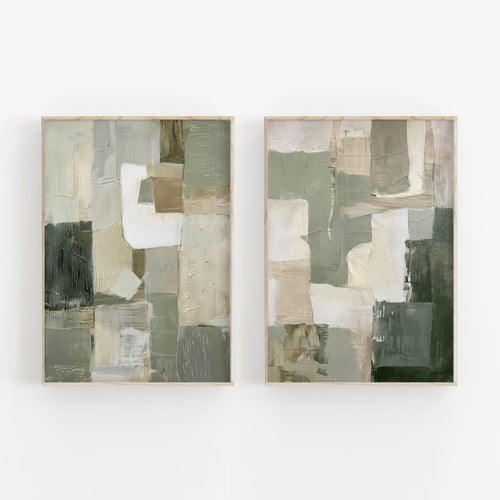 طقم لوحات كانفس ثنائي