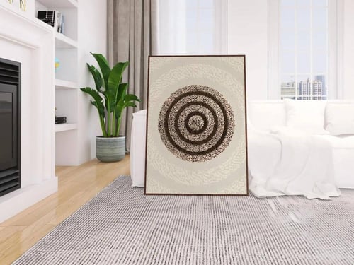 لوحة جدارية اسلامي ثلاثي الابعاد طولي