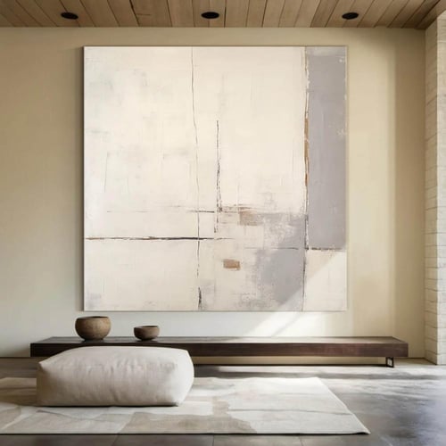 لوحة جدارية فن تجريدي ثلاثي الابعاد طولي