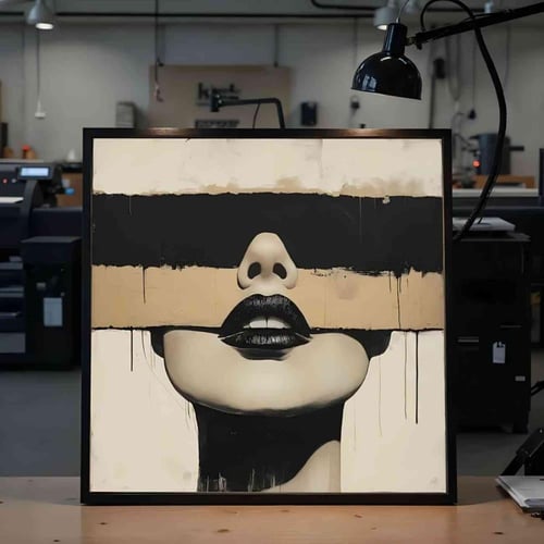 لوحة نظرة الغموض - مربع