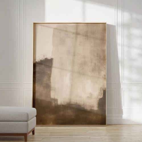 لوحة جدارية فن تجريدي ثلاثي الابعاد طولي