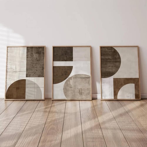 طقم لوحات كانفس ثلاثي