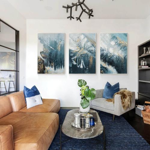 طقم لوحات كانفس ثلاثي