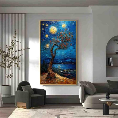 لوحة كانفس شجرة – فن مودرن للمداخل والممرات