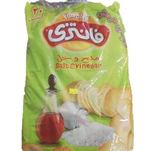 فانتزي قرمش مرمش ملح و خل 20*15جم