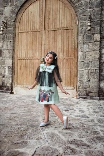 فستان بناتي اليوم الوطني