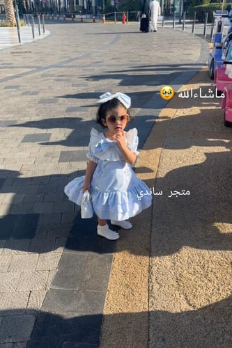 فستان العيد بناتي تصميم جديد