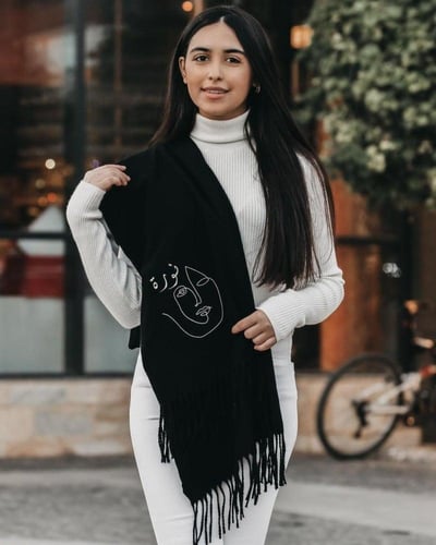 شال سكارف شتوي حسب الطلب
