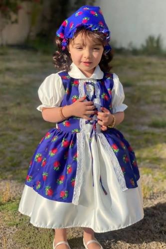 فستان شالكي جميل