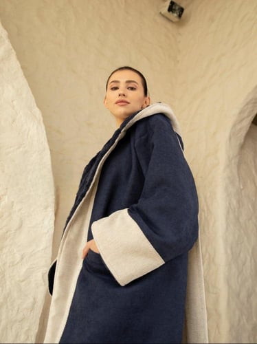 فروه شتويه مع شال جهتين