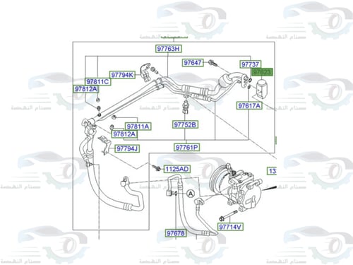 976261R000K بلف ثلاجة مكيف اكسنت doown