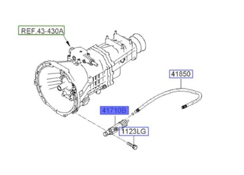 417004E600 علبة كلتش تحت دينة 2006-2010 اصلي
