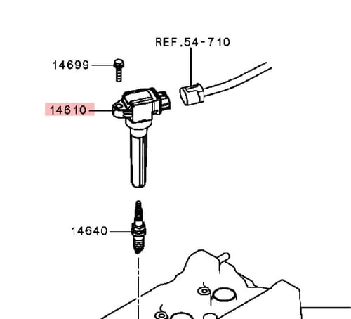 1832A057 كويل كهرباء اتراج اصلي (السعر للحبة)