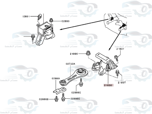 2910A320T كرسي جيربكس ميتسوبيشي اكسباندر بديل