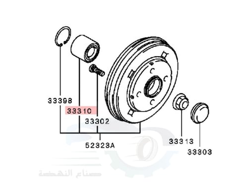 3785A024 رمان كفر خلفي ميتسوبيشي اتراج اصلي