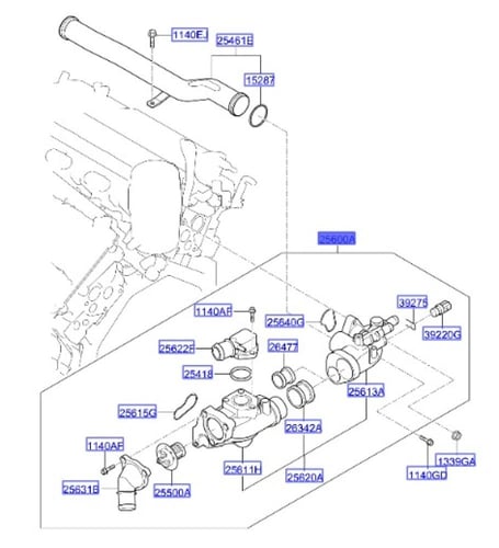 256003CAF0 قاعدة كوع ماء ازيرا 2019 اصلي