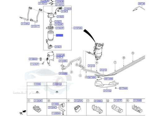 31922C8900 فلتر ديزل النترا 2018 اصلي
