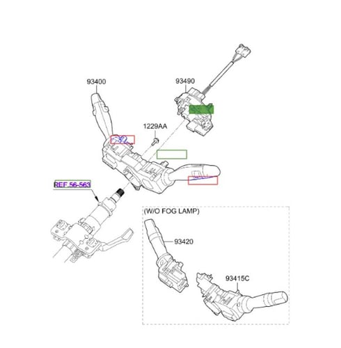 93490H8210 شريحة بوري اكسنت 2020 + ريو أصلي