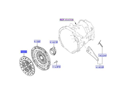 4110047200 صحن كلتش كيا 2019 اصلي