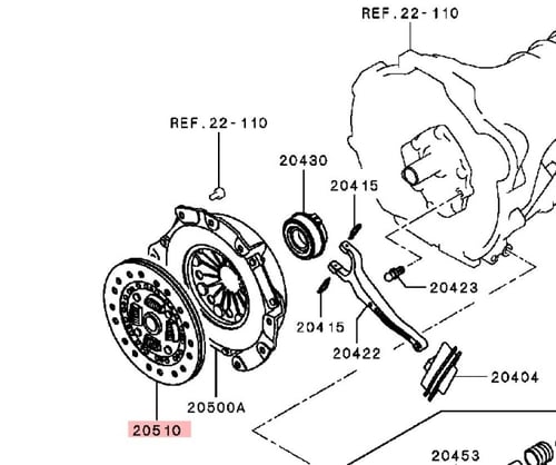 2301A084 صحن كلتش ونيت 2010 دبل اصلي