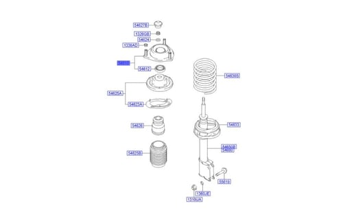 546102B500 كرسي مساعد سنتافي+سيرنتو 2010 اصلي