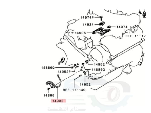 MR985145 حساس كرنك ميتسوبيشي باجيرو اصلي