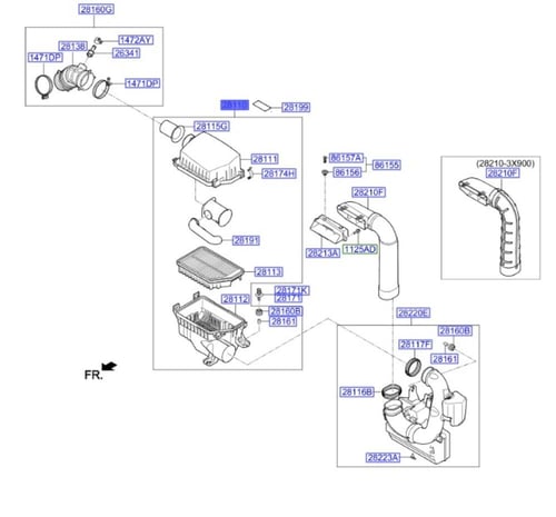 281103X300 قربة هواء كاملة النترا + سيراتو اصلي
