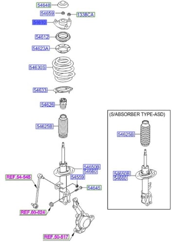 546102T000 كرسي مساعد(ازيرا+سوناتا+ابتيما+كادنزا)...