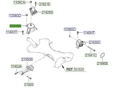 21810A9000 كرسي مكينة يمين سورينتو+ كرنفال 2016 اص...
