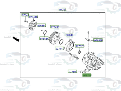 976743M001 حساس كمبروسر سوناتا + جنسس + سنتافي هيو...