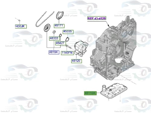 481482H000 فلتر جيربكس هيونداي النترا 2021-2025 +...