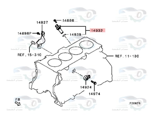 1865A069 حساس كرنك ميتسوبيشي اوتلاندر اصلي