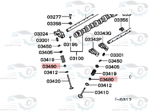 MD307342 جلود بلوف ميتسوبيشي اصلي