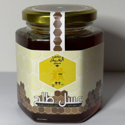 نص كيلو عسل طلح جبال حائل مع نقيع 500 جرام