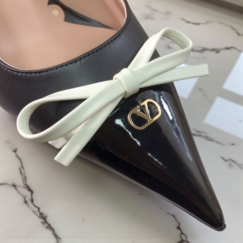 SS Black Iconic Bow Detail Heels